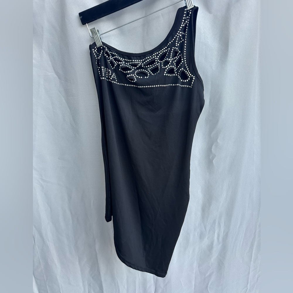 One shoulder Black dress size medium